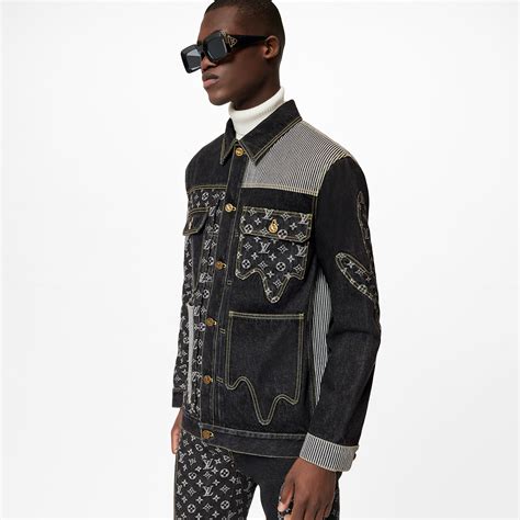 louis vuitton denim jacket price|louis vuitton jean jacket men.